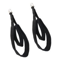 Ioensy - 2 Correas De Doble Bucle De Pilates Para Reformador Mejorar La Flexibilidad Correas De Anillos En D Negro