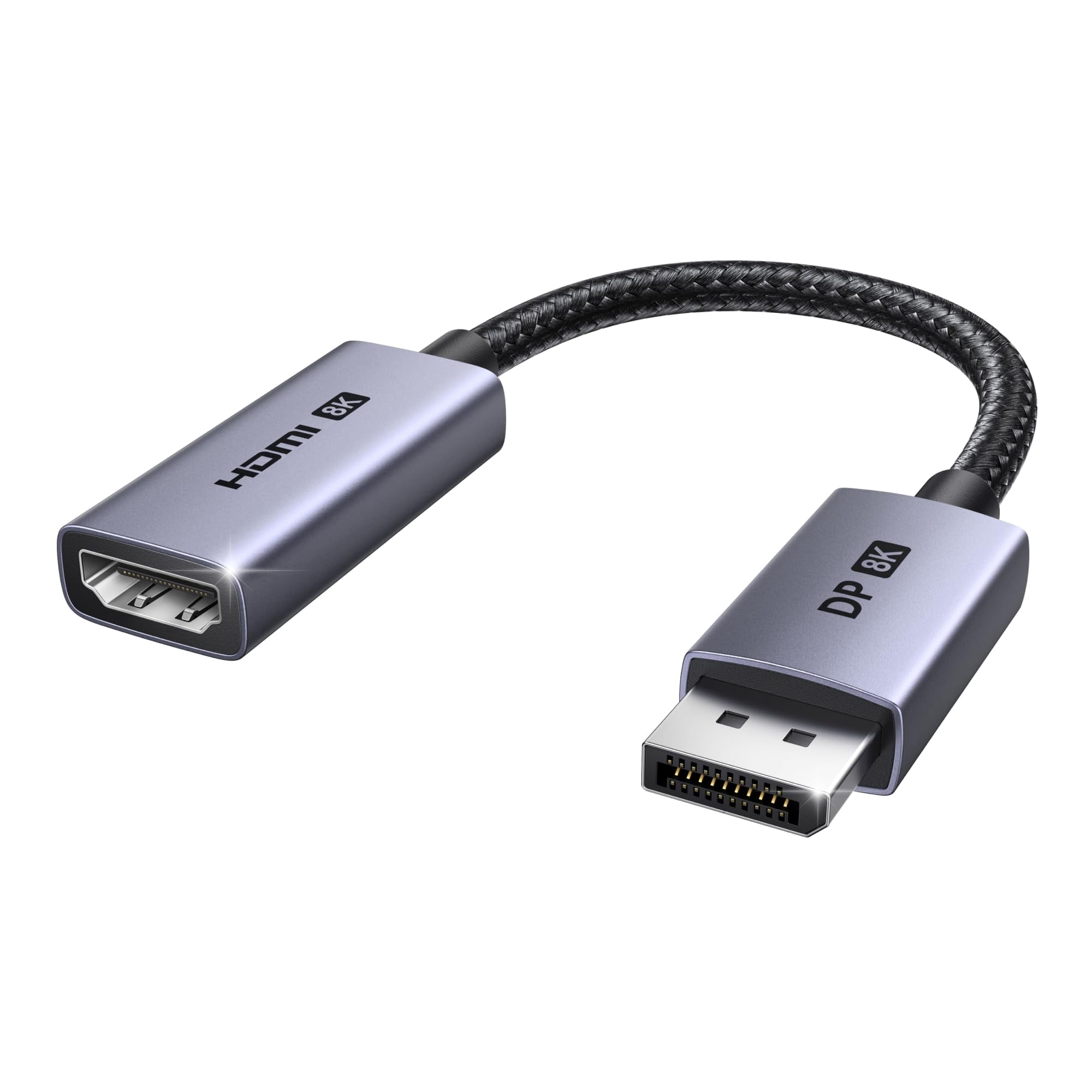 Adaptador Ugreen Dp 1.4 A Hdmi 2.1 8k@60hz 20 Cm
