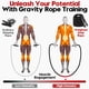 thumbnail image 4 of Cuerda de salto pesada RENRANRING para fitness, 1,4 kg y 3 m, 4 of 8