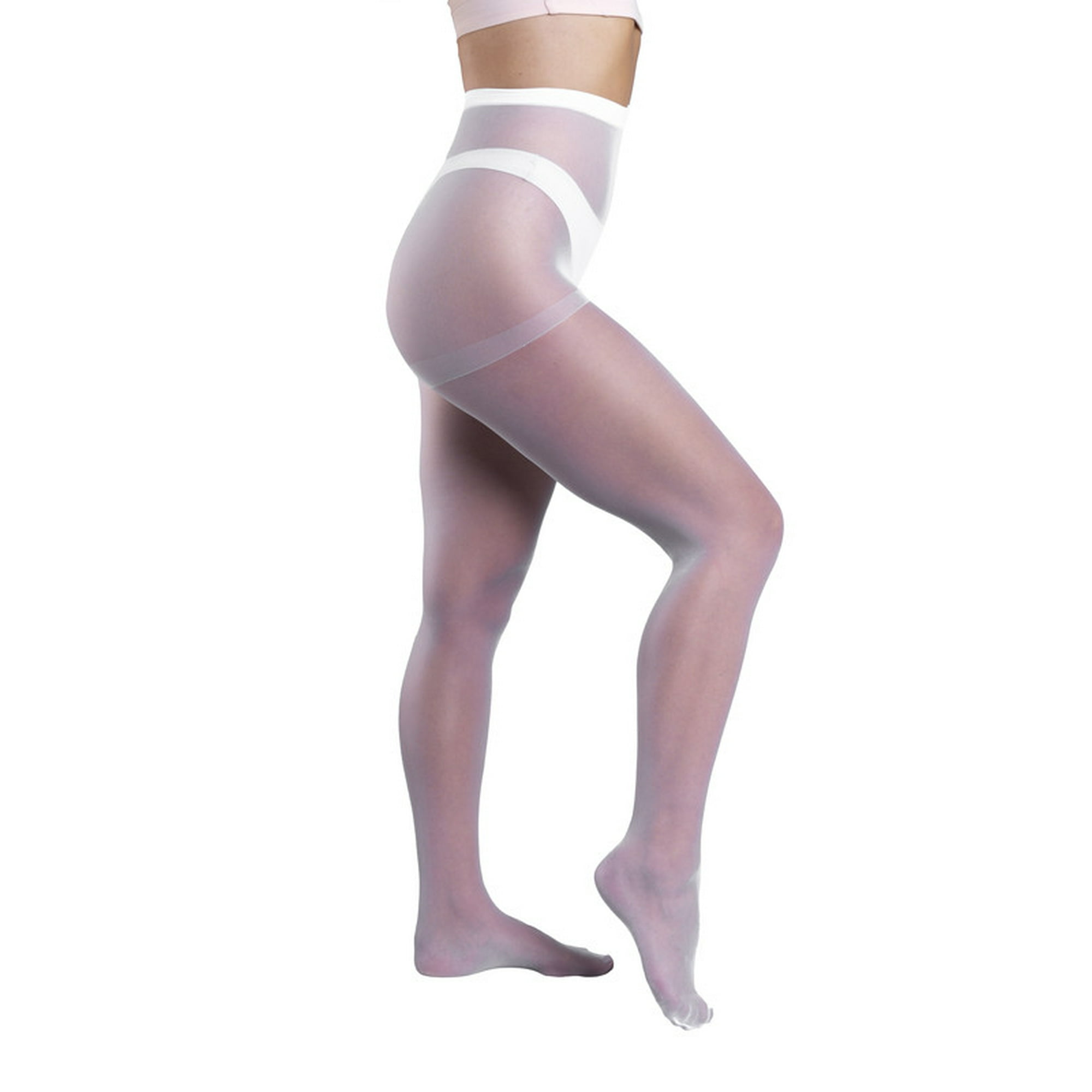 Ingesa - Panty Elasticada 40 Denier L-xl Blanco
