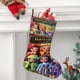 thumbnail image 2 of Calcetín de Navidad Rainbow High Lino Blanco 54cm x 38cm, 2 of 5