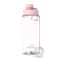 Genérico - Botella Shaker Plástico 1100 Ml Larimar Rosa