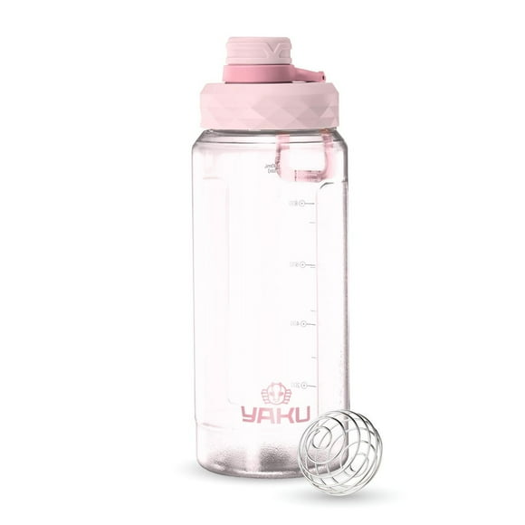 Botella Shaker Plástico 1100 Ml Larimar Rosa