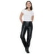 thumbnail image 1 of Pantalón Mujer Straight Negro Ecocuero Corona, 1 of 5