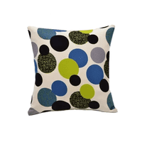 Genérico - Pack De 6 Fundas De Cojín Con Diseños Y Colores 43X43 Cm Verde Shi