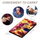 thumbnail image 4 of Freezer Porta Pasaporte Y Cartera De Viaje Premium De Cuero Pu Funda De Pasaporte Bloqueo Rfid Con Ranuras Para Tarjetas De Crédito Estuche Para Libro De Pasaporte Para Familia 10cm × 15cm, 4 of 6