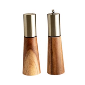 Magideal - Juego De Molinillo De Pimienta, Molinillo De Pimienta, Herramienta De Molienda De Especias, Molinos De Sal Manuales Para Cocina, Hogar, Camping Sin Bandeja