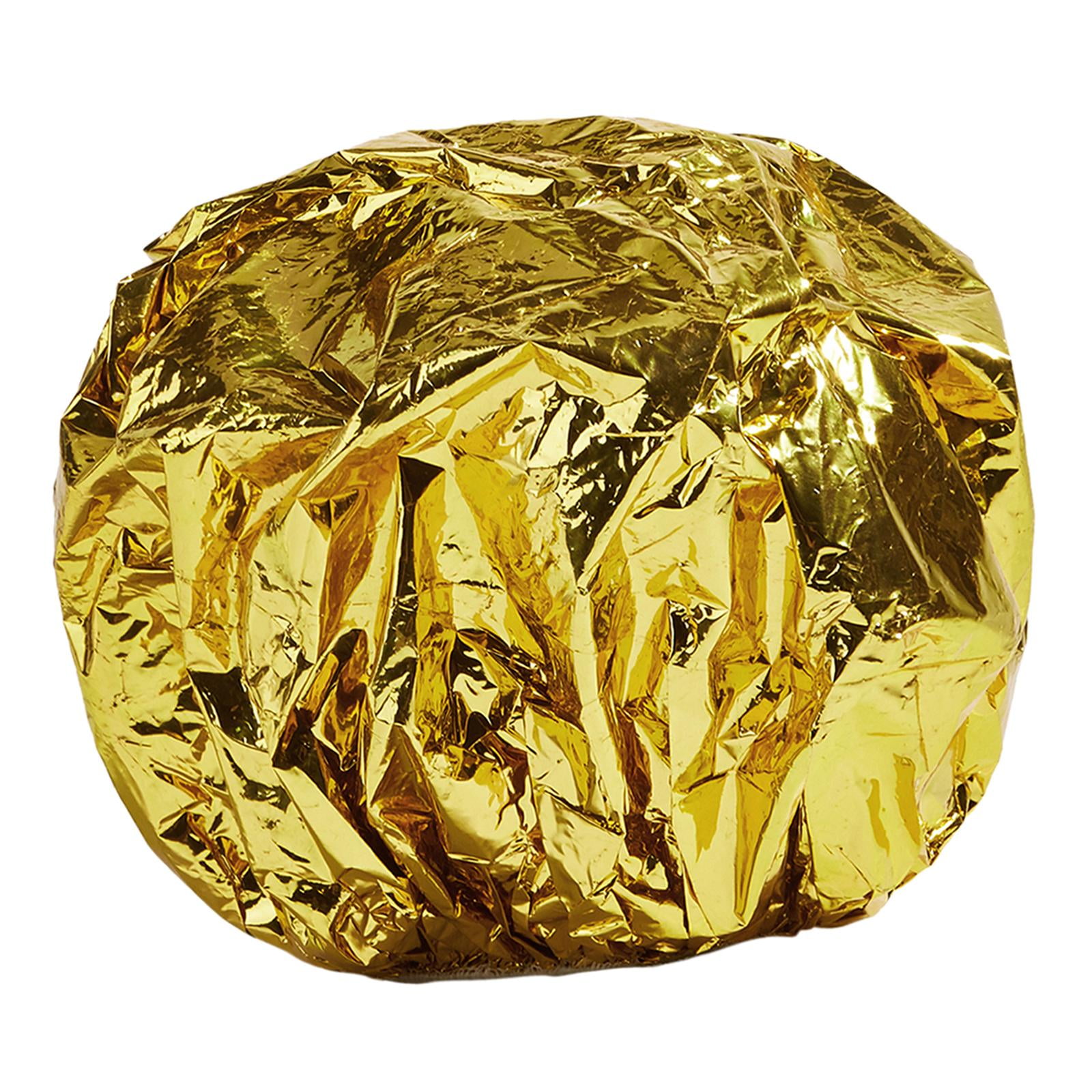 Ioensy - Gorro De Ducha Sombrero De Aislamiento Térmico Cubierta De Papel De Estaño Mujeres Peluquería Peluquería Aureate