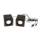 thumbnail image 1 of Mini cable USB alimentado estéreo altavoz para ordenador portátil de escritorio negro, 1 of 3