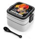 thumbnail image 1 of Mars Express Fiambrera de Doble Capa, Contenedor de Almuerzo Portátil Apilable, Almacenamiento de Alimentos Hermético a Prueba de Fugas, 1000ml, 1 of 6
