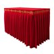 thumbnail image 2 of Mantel Budista Falda De Mesa Budista Para Decoración De Adorno De Comedor Loto Rojo Brillante, 2 of 5
