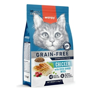 Snak - Wanpy Gato Adulto Alimento Seco Grain Free Pollo 1.5Kg