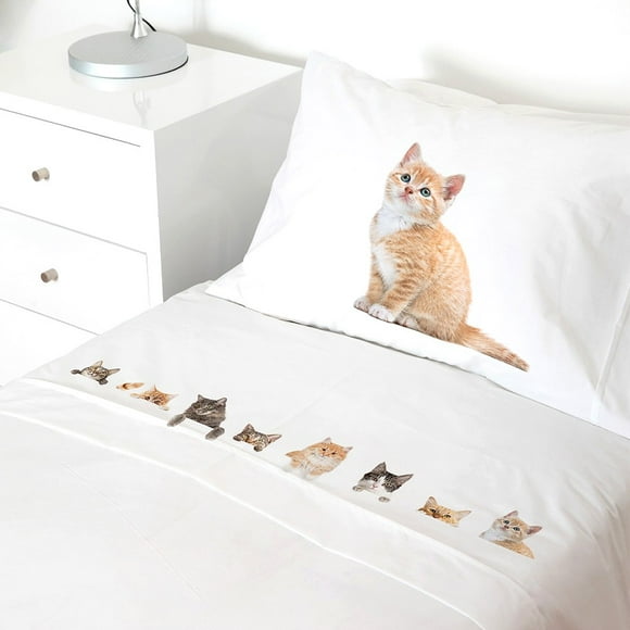 Juego De Sábanas 1 Pl Cat Lovers