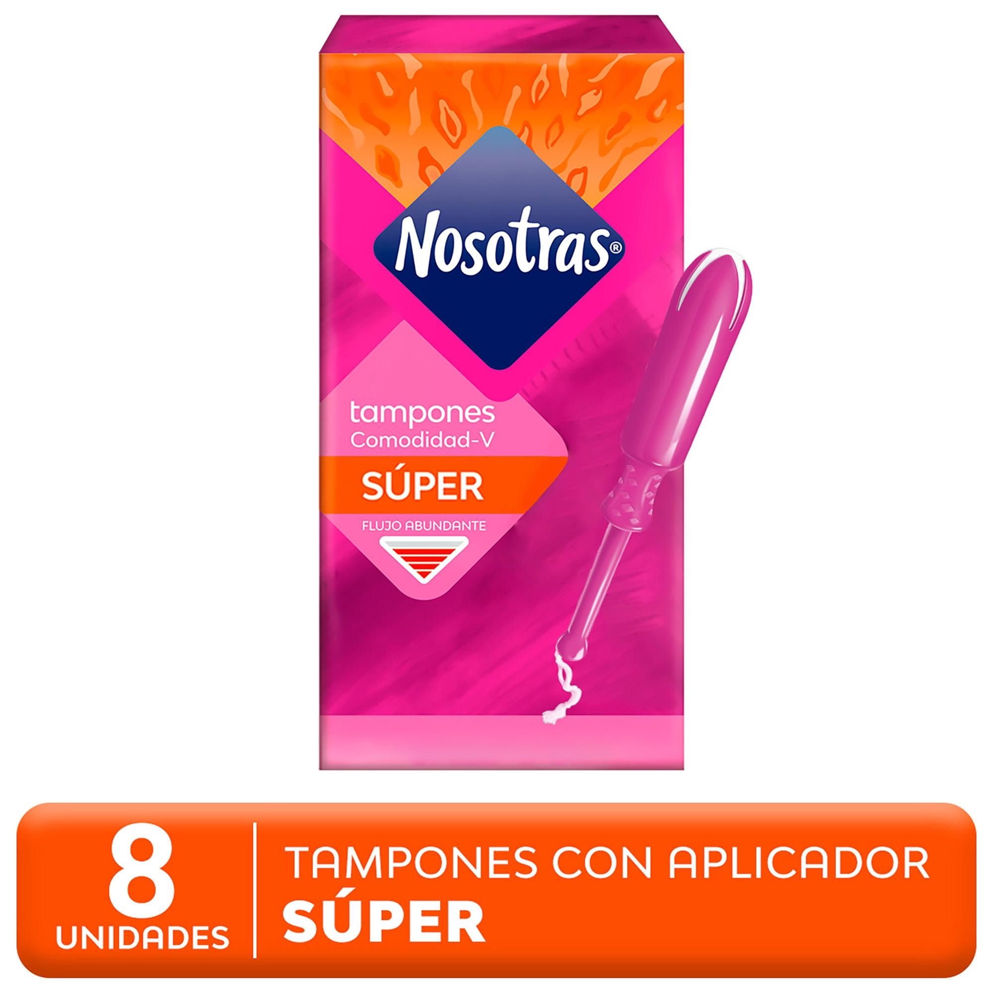 Tampones Con Aplicador Súper 8 Un Nosotras