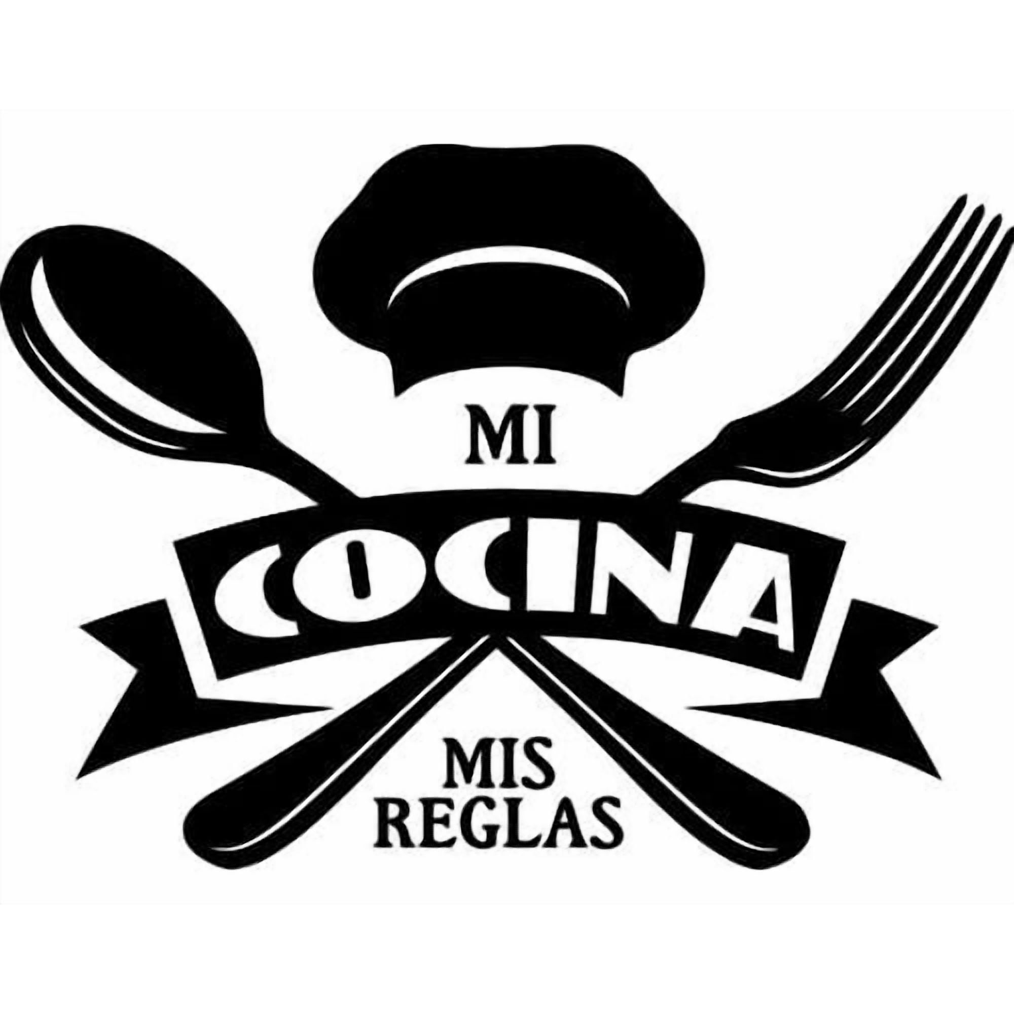 Rienda Libre Graphics - Frase Deco Mi Cocina Mis Reglas Fr‑11014