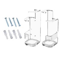 Magideal - Soporte De Exhibición De Pared De Sable De Luz, Estantes De Pared Acrílicos De 7X2,5 Pulgadas Para Entusiastas De Las Artes Marciales, Instalación Ver Transparente