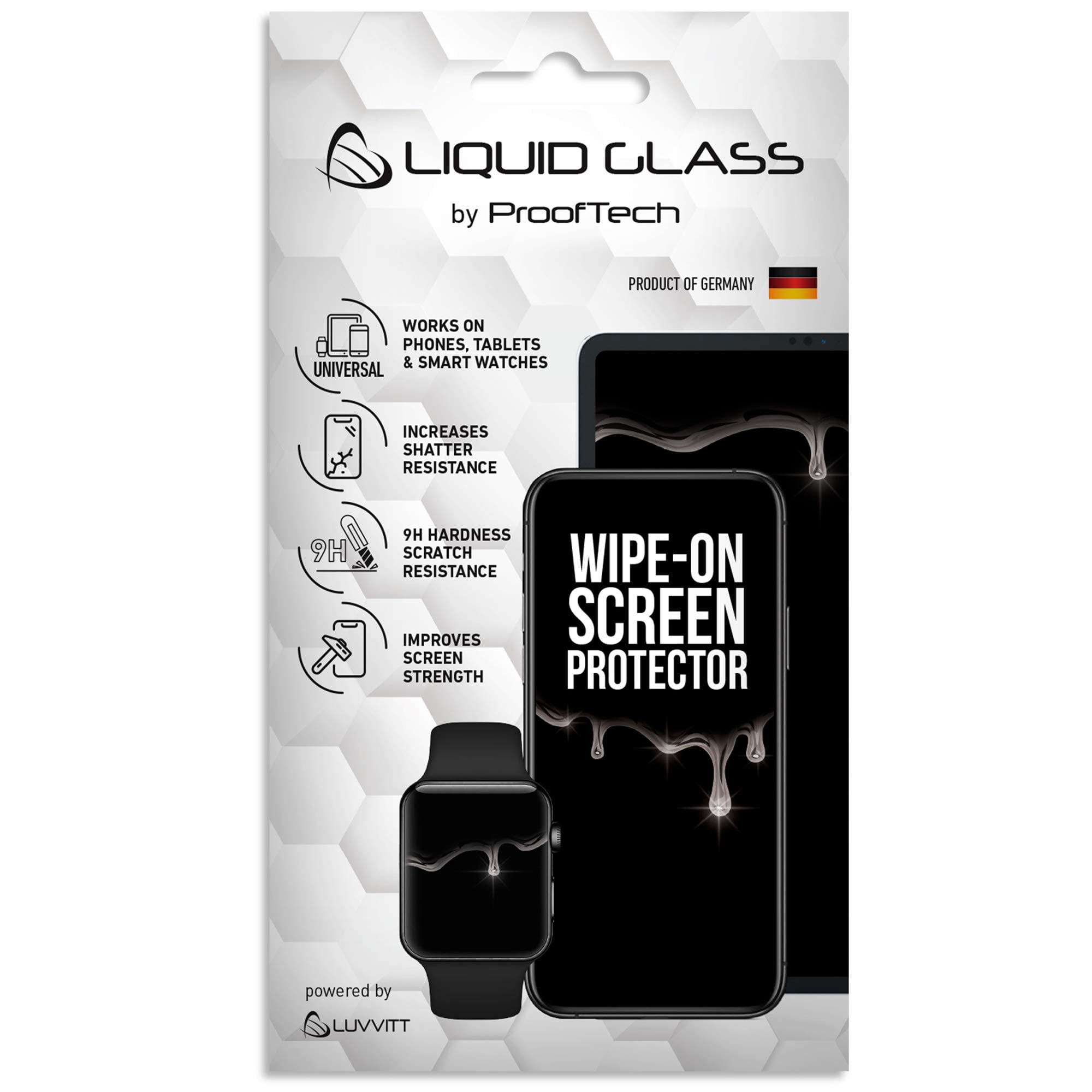 Protector De Pantalla Luvvitt De Cristal Líquido Resistente A Los Arañazos