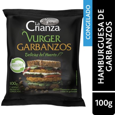 Hamburguesa Vegetal De Garbanzos 100 G La Crianza