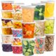 thumbnail image 1 of Recipientes de plástico TashiBox para almacenamiento de alimentos, 48 unidades con 54 tapas, 1 of 7