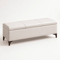 Klik Muebles - Banqueta Con Almacenamiento Oculto Tapizada - Banco