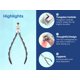 thumbnail image 5 of Cortador de alambre Artman Instruments con insertos de carburo de tungsteno, 5 of 8