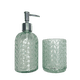 thumbnail image 1 of Set de Baño Dispensador de Jabon y Vaso de Vidrio Colores, 1 of 2