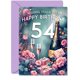 thumbnail image 1 of Tarjeta de Cumpleaños 54.º Pink Presents de Giftzie, 1 of 7