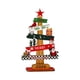 thumbnail image 4 of Árbol de Navidad de madera, pequeño árbol de Navidad artesanal, placa navideña versátil, adorno de escritorio para estantería de oficina, festival. Estilo D, 4 of 5
