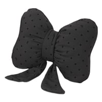 Magideal - Cojín De Lazo Para Sofá, Adorno De Almohada, Bonito Lazo, Suave, Regalo, Cojín De Lazo, Cojín De Respaldo Para Sofá, Sofá Lumbar, Coche, Sala De Estar Negro