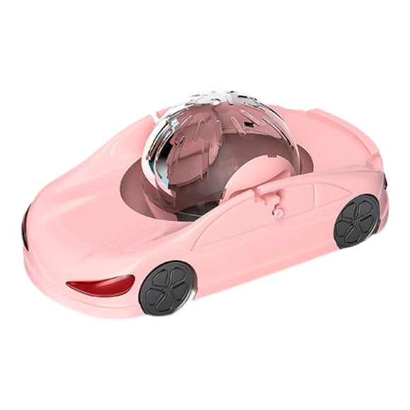 Hámster Wheel Wheel Multiuse Hamster Toy Car Para Rata Pequeños Animales Ferret Pink
