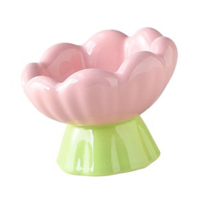 Ioensy - Cuencos Elevados De Cerámica Para Gatos, Comederos Y Bebederos Para Mascotas Pequeñas Y Medianas, Cuenco Alto.