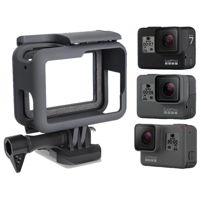 Shoot - Carcasa Abierta Para Gopro 5 6 7 Black White Silver Y 2018