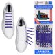 thumbnail image 1 of Cordones U‑Lace Slims Pack Doble Color Púrpura Brillante, 1 of 8