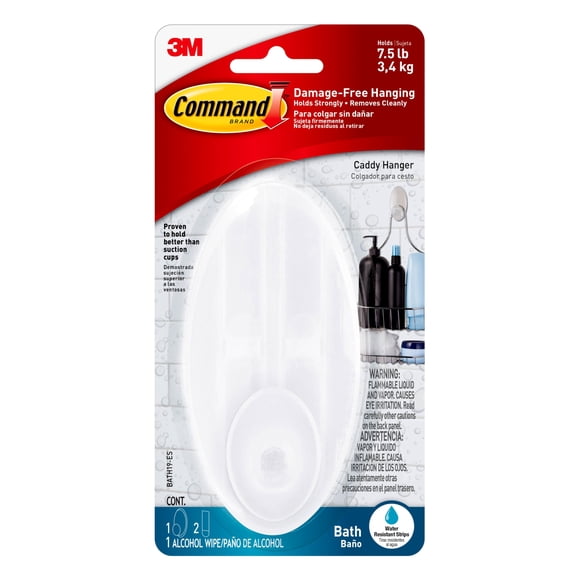 Caddy Hanger Command Organize Dorm, capacidad de 3,4 kg