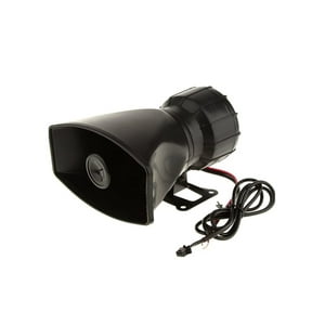Mundo Accesorios - Bocina Auto Sirena 100W Policial Guardia Megafono 5 Tonos