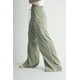 thumbnail image 5 of Saronite Pantalones de Algodón de Longitud Completa con Cordón Ajustable en la Cintura, Color Algas Marinas (para Mujer), 5 of 5