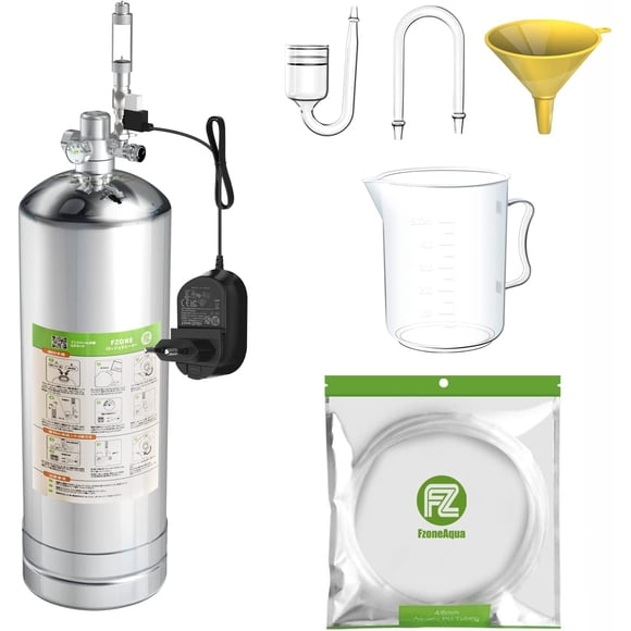 Generador de CO₂ FZONE Kit de 2,5 L con Regulador y Válvula