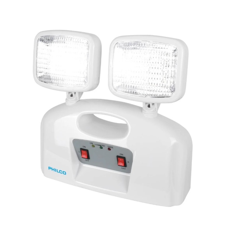 Philco - Lámpara De Emergencia 18 Led 2 Focos