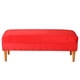 thumbnail image 1 of Banqueta Provenza Tachas 2c Felpa 04 Rojo, 1 of 2