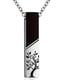thumbnail image 1 of Collar relicario cenizas o rectangular arbol de la vida, 1 of 3