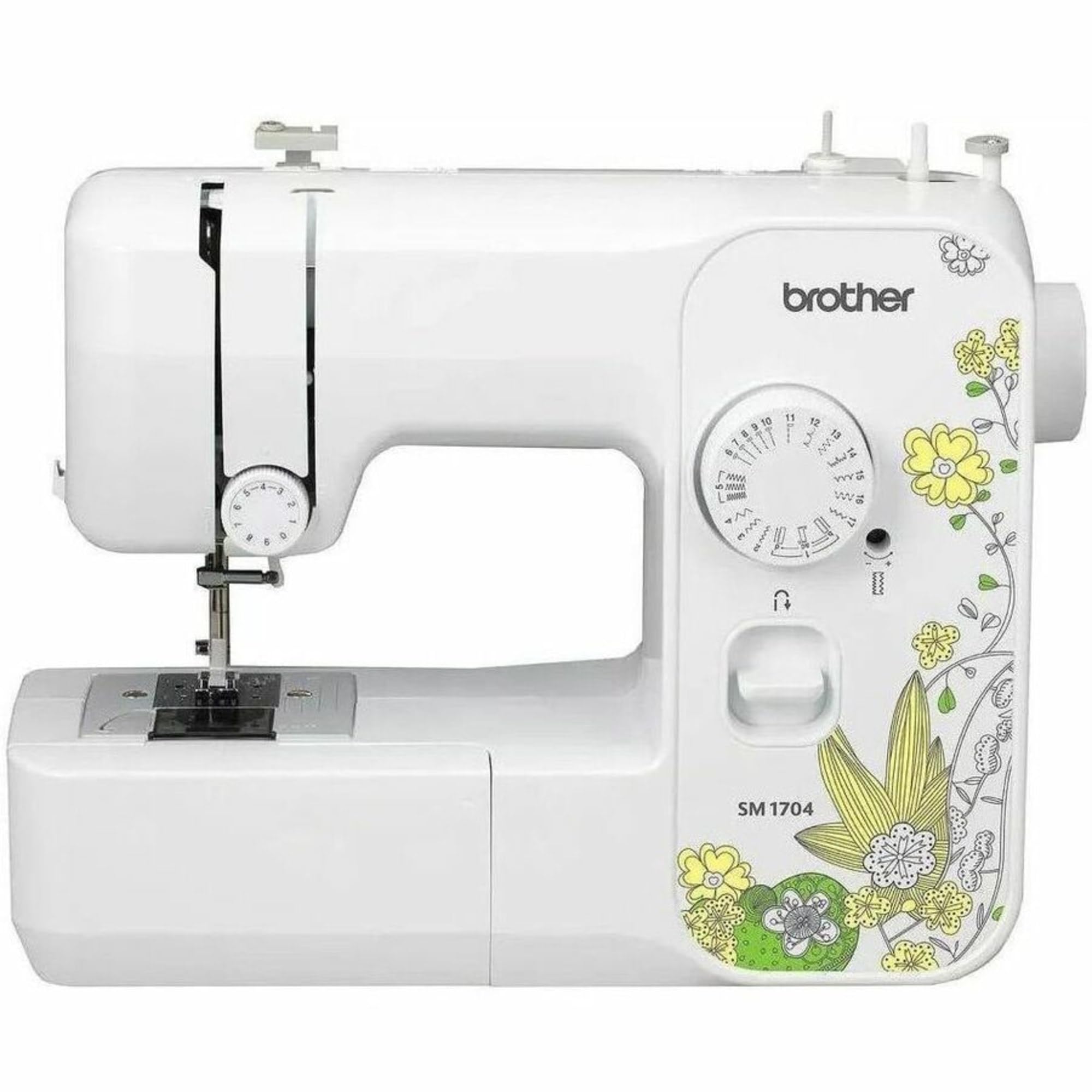 Máquina De Coser Brother Sm1704, 17 Puntadas, Color Blanco