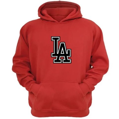 Genérico - Polerón Canguro La Rojo Talla S Unisex