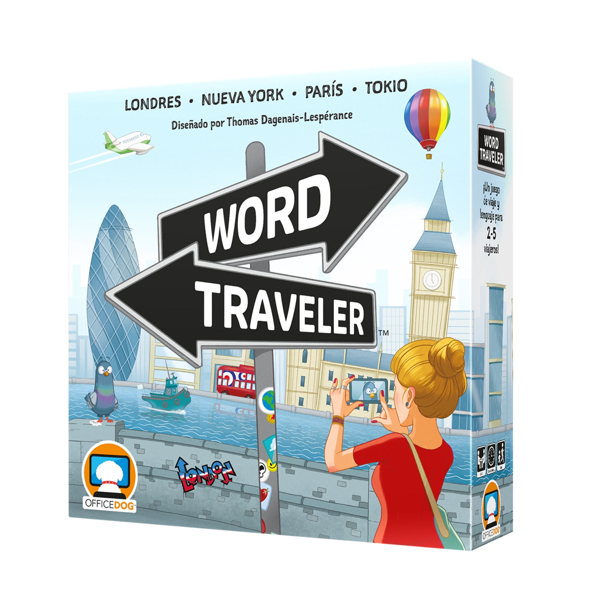 Asmodee - Juego De Mesa Word Traveler