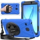 thumbnail image 1 of Funda para Tablet BRAECNstock Galaxy Tab E 8.0 Soporte Giratorio 360° Azul, 1 of 7