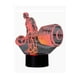 thumbnail image 4 of Lampara Ilusion 3D Hombre Pesas de 7 colores, Base touch, 4 of 7