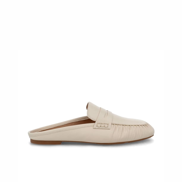 Ballerinas Mujer Bata London Blanco Sin Caña