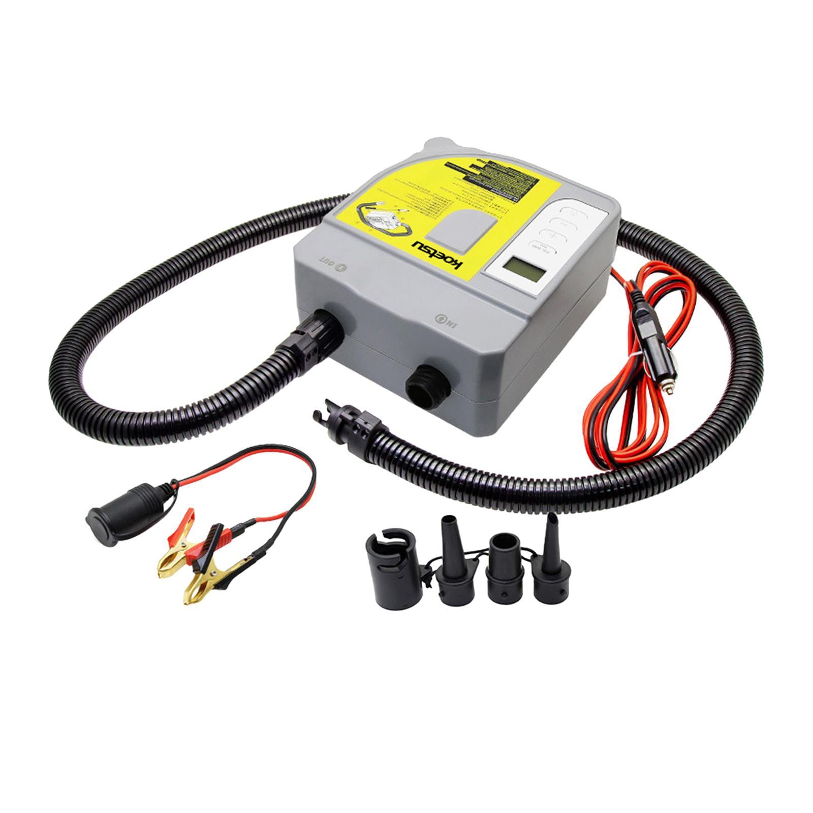 Magideal - Bomba De Aire Eléctrica De 12v, Bomba De Alta Presión Para Coche, Bomba De Aire Silenciosa Para Inflar Y Desinflar, Para Piscinas Inflables, Juguetes,
