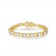 thumbnail image 1 of Pulseras de Tenis de Moissanita de 5 Mm para Mujer Color D VVS1 Plata Oro Pulsera de Tenis Cepillada Sólida Pulsera de Plata Esterlina 925 Joyería para Mujer 16-20 Cm, 1 of 7