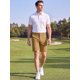 thumbnail image 2 of Pantalones Cortos de Golf de Trabajo con Estiramiento y Múltiples Bolsillos para Hombre INSPIRE CHIC S Caqui, 2 of 5