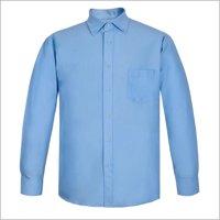 90 Grados - Camisa Oxford Hombre Manga Larga Cesleste Con Bolsillo Pegado Talla S